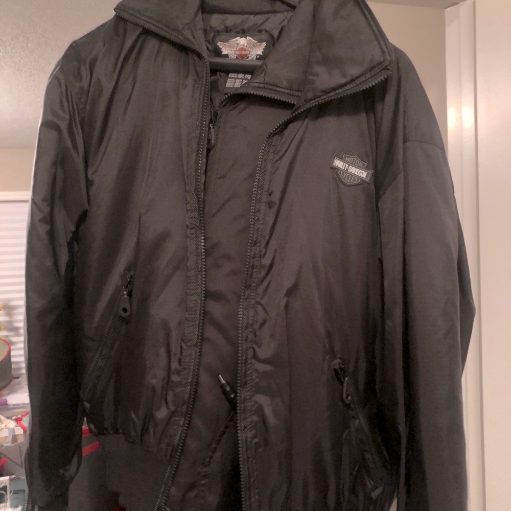 Ladies heated motorcycle jacket.